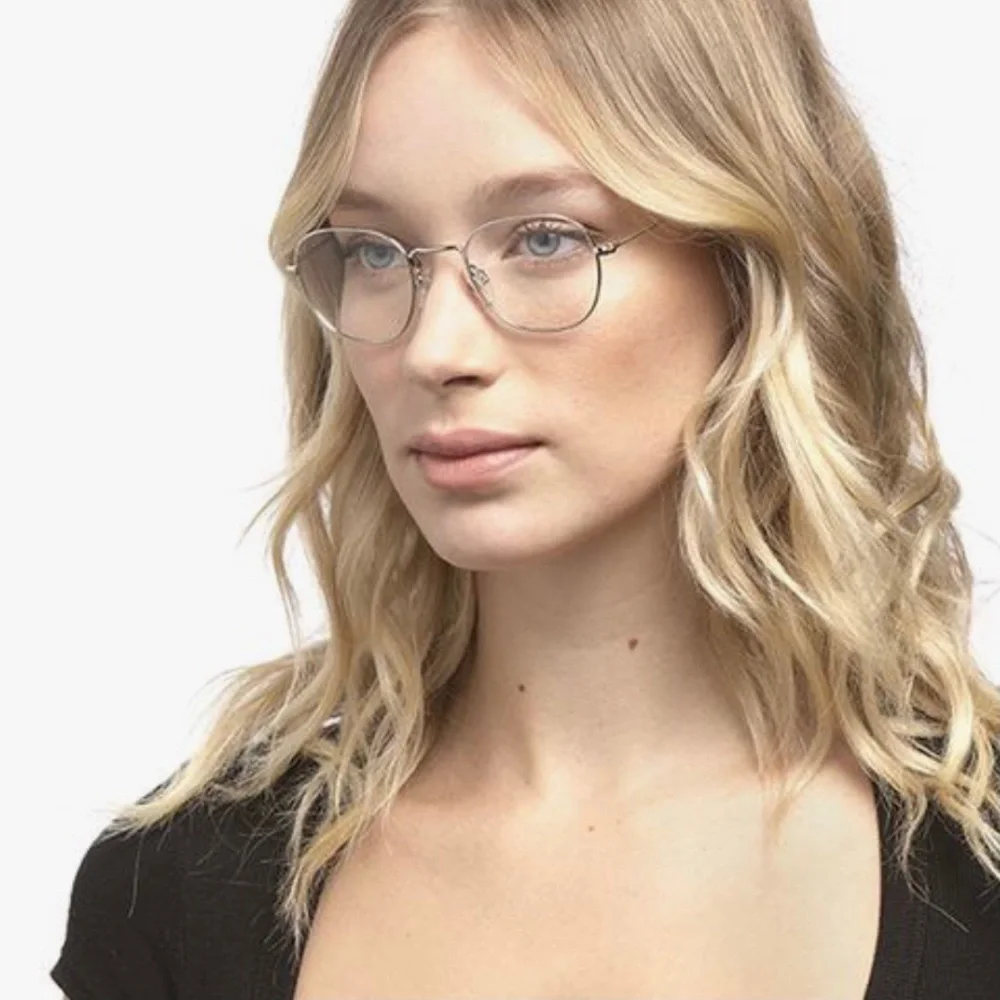 DIFF Sage Bluelight Glasses Gold Frame Blue Light Lenses Lightweight